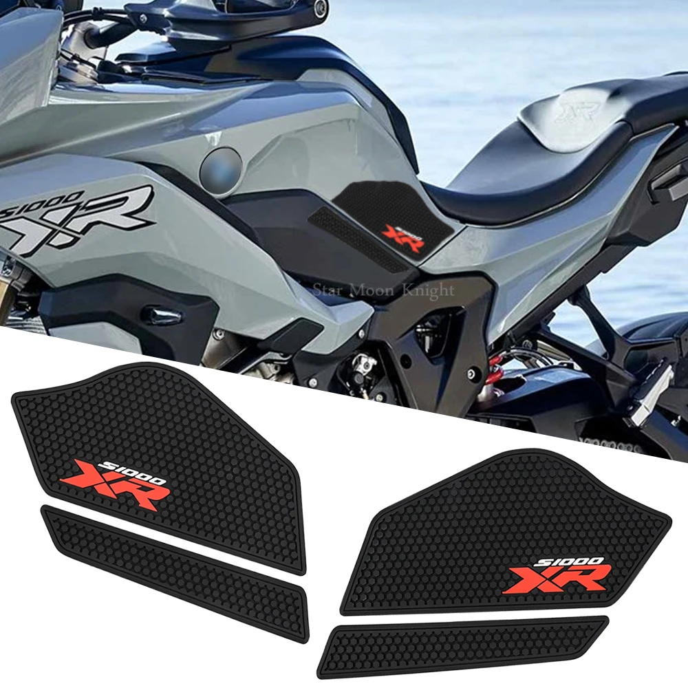 

Motorcycle Stickers Decals Fuel Oil Tank Protector Pads Kit Black Decoration Accessories For BMW S1000XR S 1000 XR 2020 -