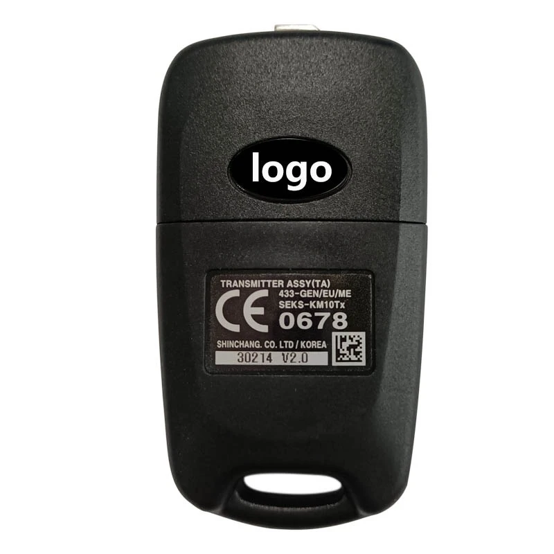 CN051132 Genuine For KIA Morning 2011+ Flip Remote Smart Auto Car Key Fob SEKS-KM10TX TOY40 Blade ID46 Chip 433MHz 2 Button | Автомобили и