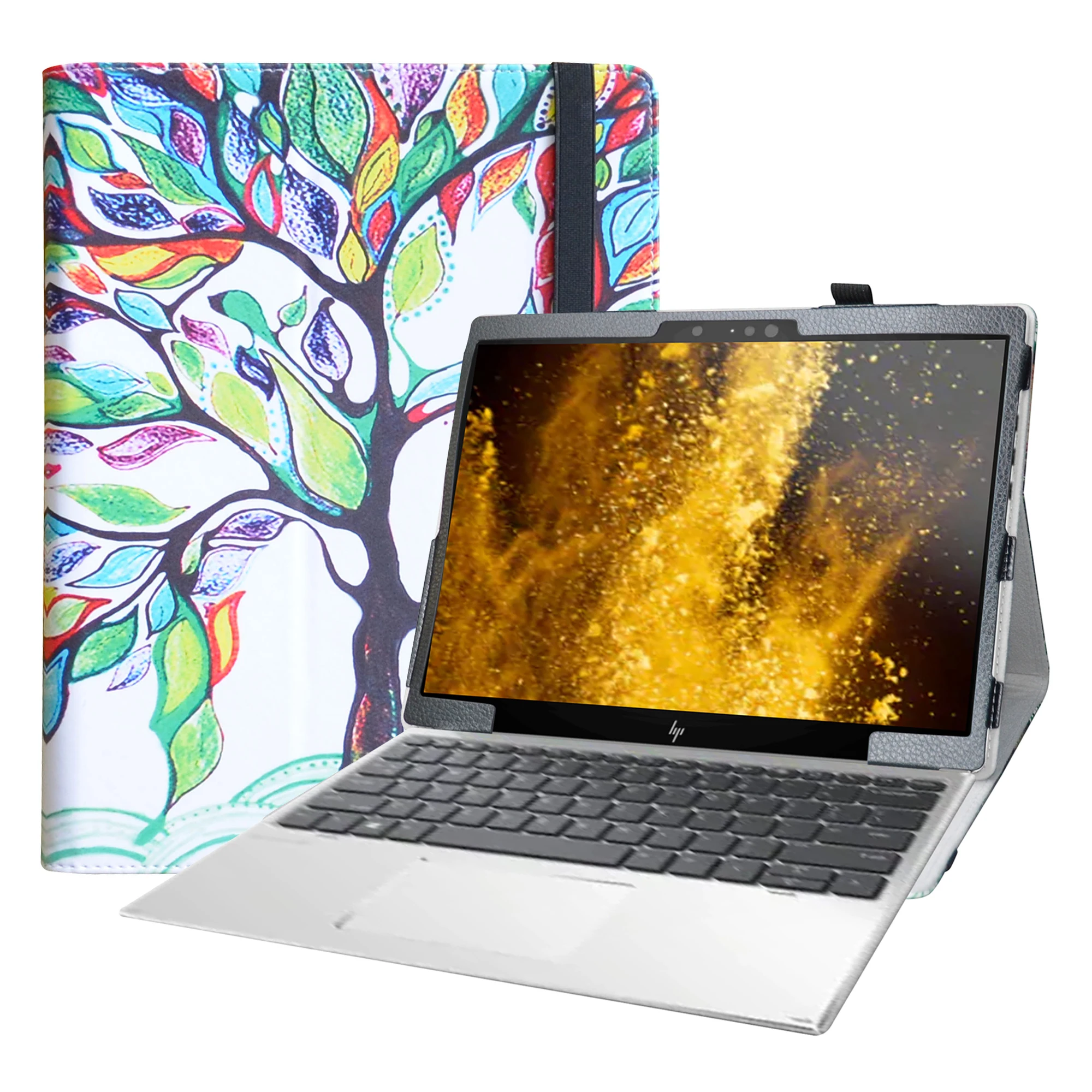 Чехол для 12 3 &quotпланшета HP Elite x2 G4 2 в 1 складной чехол с эластичной застежкой|Чехлы