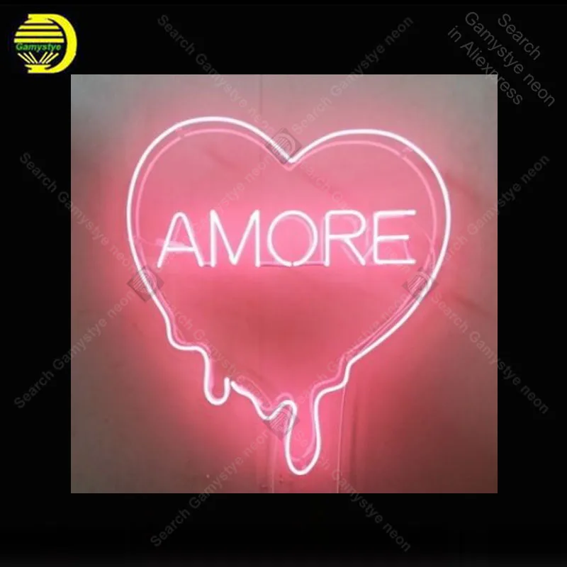 Неоновая вывеска для Love Make My Heart расплавляет дисплей декорации Экспресс пиво