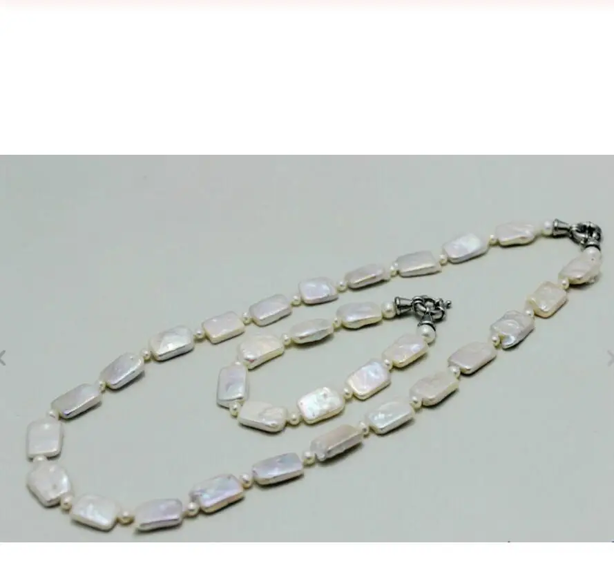 

Накладный ресниц, 3 мм и 11x16 мм коробка пресной воды ювелирные изделия из жемчуга комплект 18 & 8 "сплав" ручной работы"