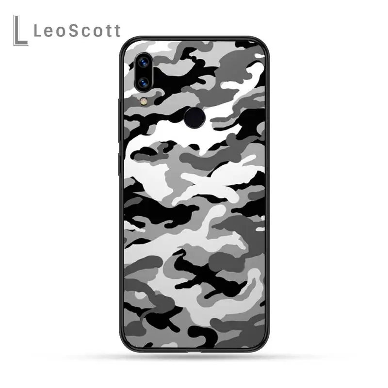 

Army Green Camouflage Phone Case For Xiaomi Redmi Note 4 4x 5 6 7 8 pro S2 PLUS 6A PRO