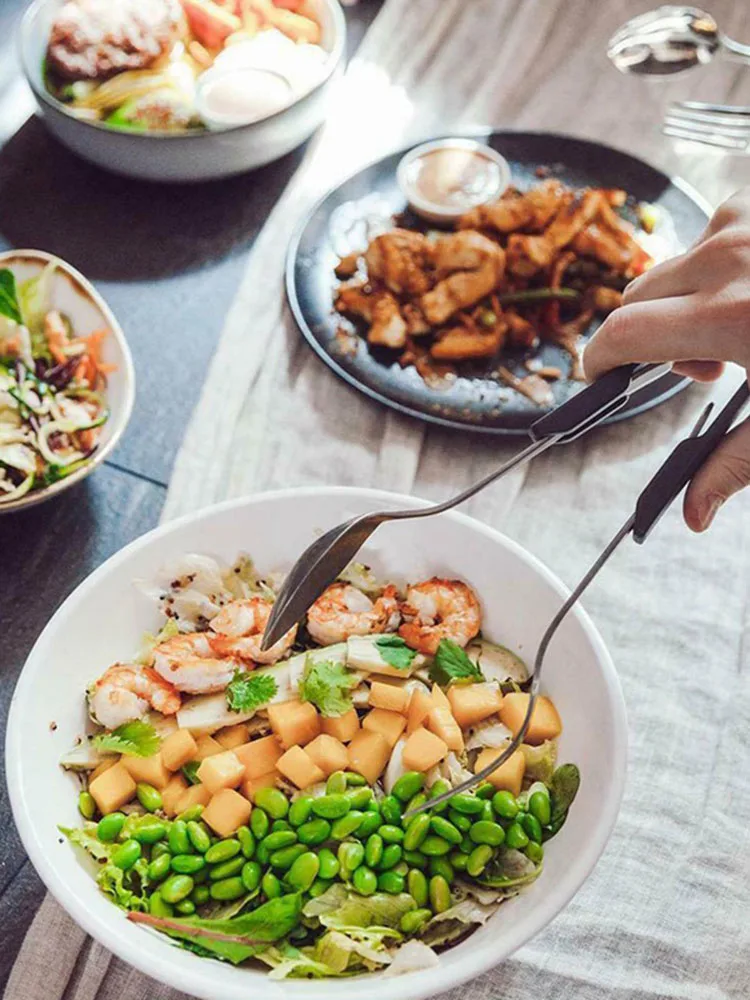 

Detachable Stainless Steel Cutlery Clip Barbecue Clip Bread Clip Baking Kitchen Accessories Supplies Gadgets Tools Buffet Clip