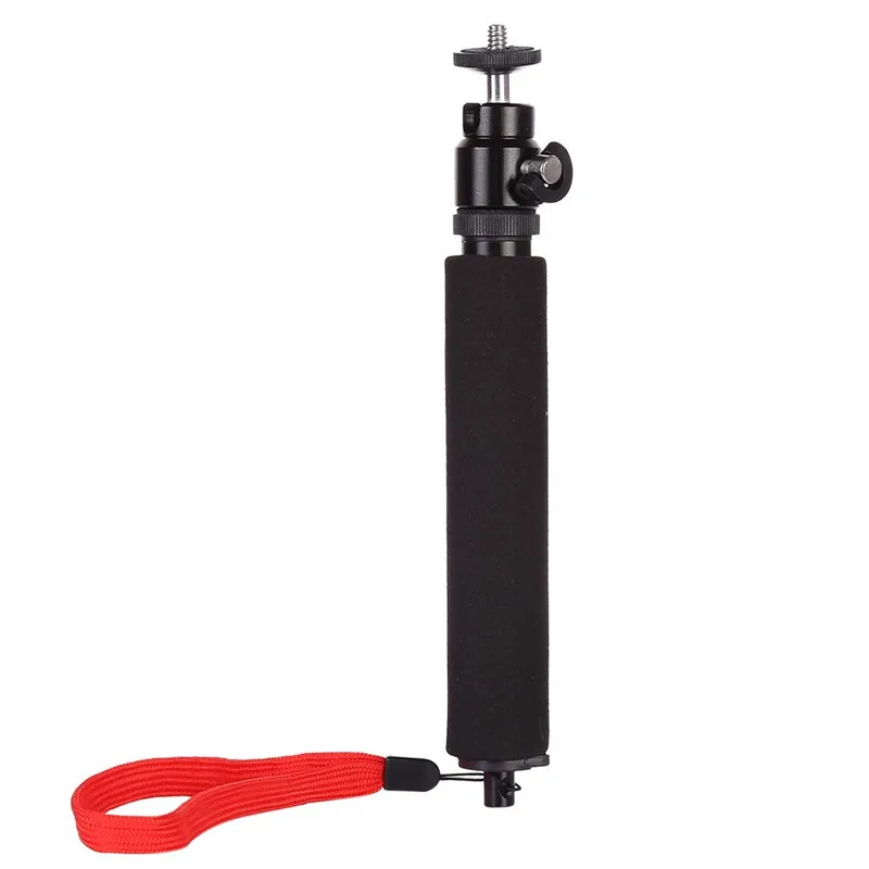 black Monopod Регулируемый селфи ручной светильник монопод Спортивная камера аксессуары для Gopro 360 градусов красная веревка селфи палка маленький муравей горы - Цвет: black Monopod