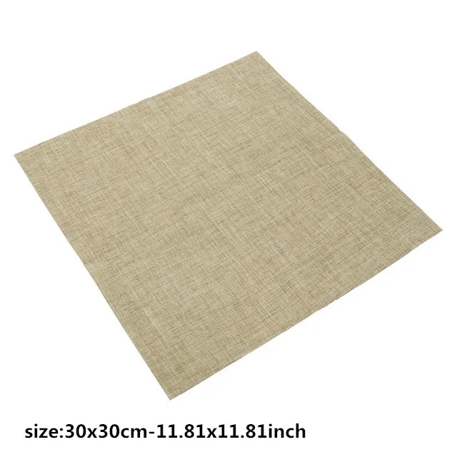 table napkin B Table Cloth Napkins Imitation Linen Polyester Square Handkerchief Satin Table Dinner Napkin For Wedding Home Party Decoration - Цвет: table napkin B