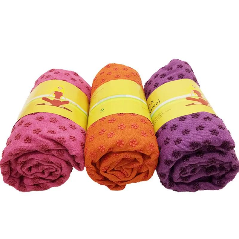 Нескользящий 85 см * 63 Коврик для йоги покрытие полотенце противоскользящее из