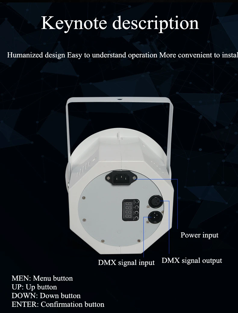 6 глаз маленький пчелиный свет барное сценическое освещение движущаяся голова