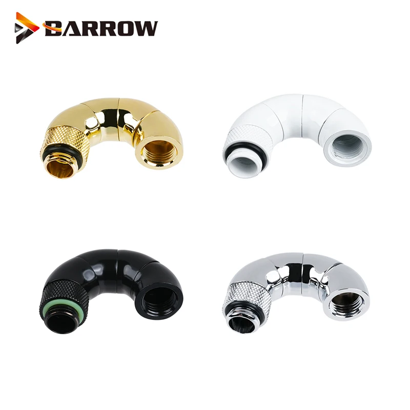 Barrow G1/4 &quotзолотистый белый черный серебристый 180 градусов с 4 направлениями света