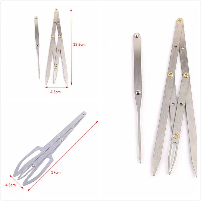 

Трафарет Инструмент Pro Golden Ratio мера Microblading 2 стилей, из нержавеющей стали линейка для перманентного макияжа бровей Тату дизайн штангенциркул...