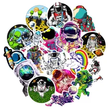 10/30/50PCS Planetary Astronaut Galaxy Space Sticker Laptop Motorcycle Bike Phone Cool Waterproof Graffiti Sticker Decal Kid Toy