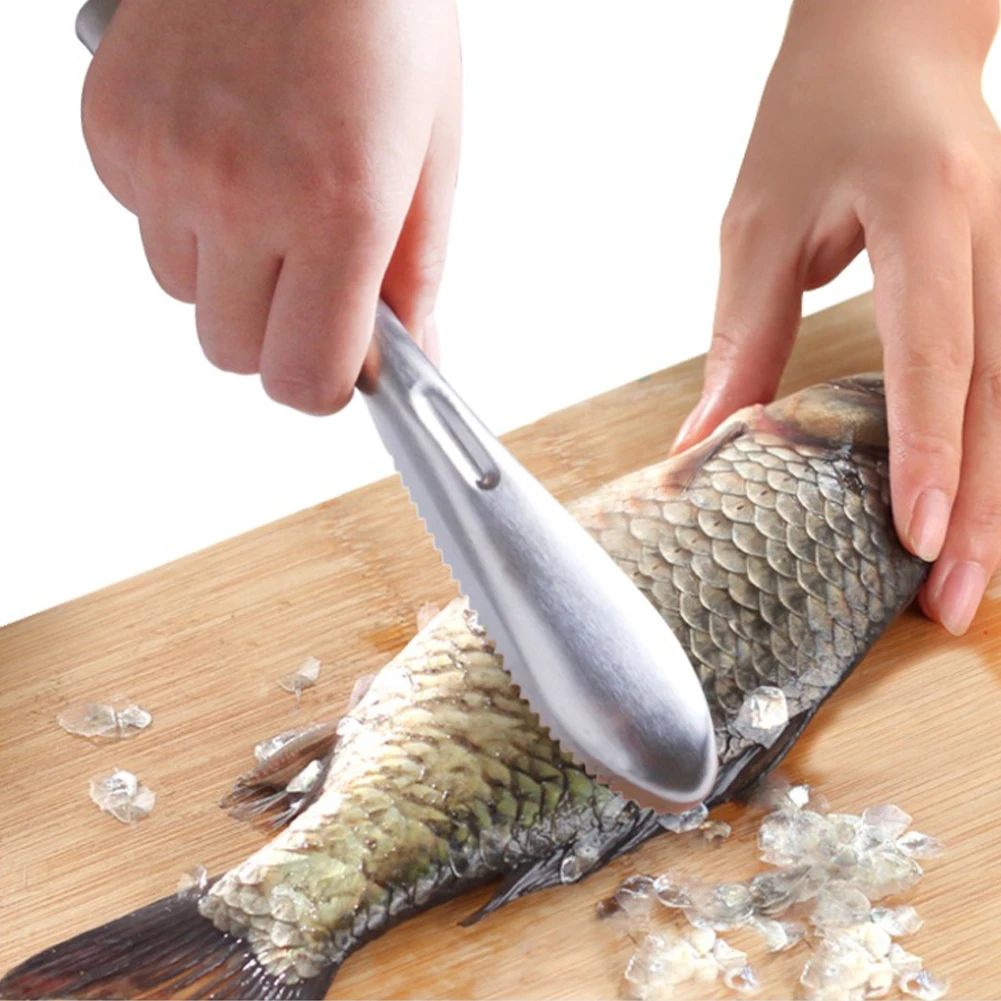 2020 New Household Excellent Stainless Steel Material Durable Fish Scales Two-way Serrated Kitchen In Addition To Gadgets | Дом и сад