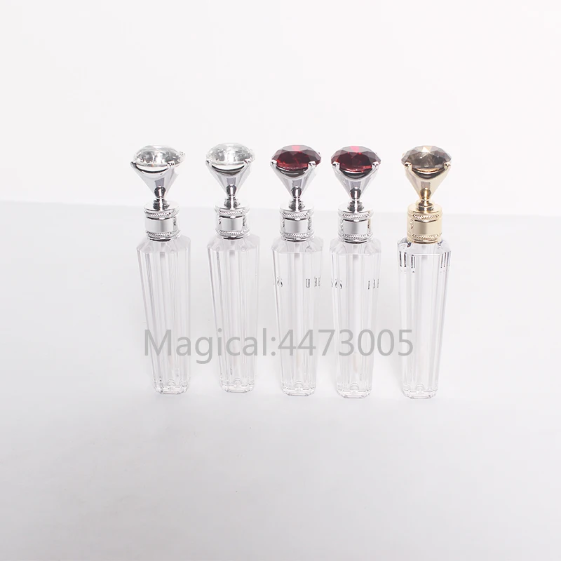 

10/30/50 шт 2 мл пустой Золотой/Серебряный Блеск для губ трубки с Кепка со стразами губная помада DIY портативный блеск для губ упаковка косметиче...