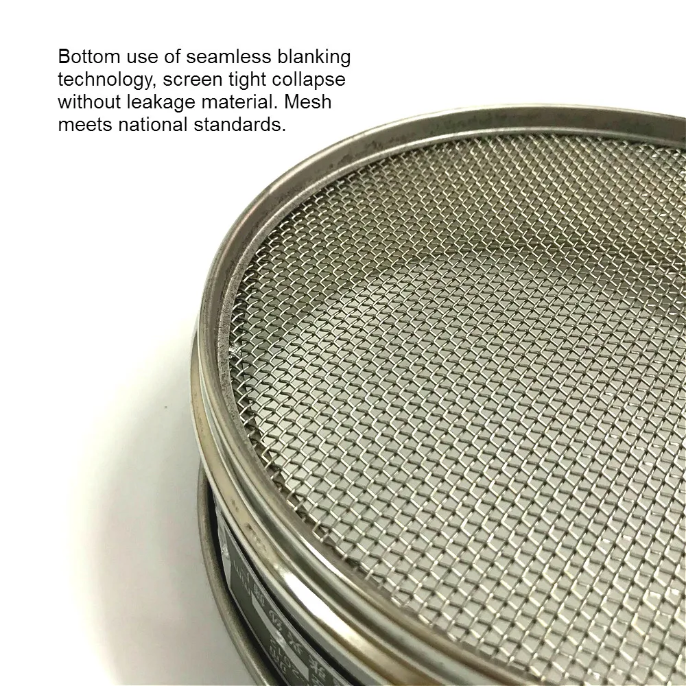 Лабораторное сито 304 SUS стандартное для отбора проб фармакопея r20см 10 Меш/апертура