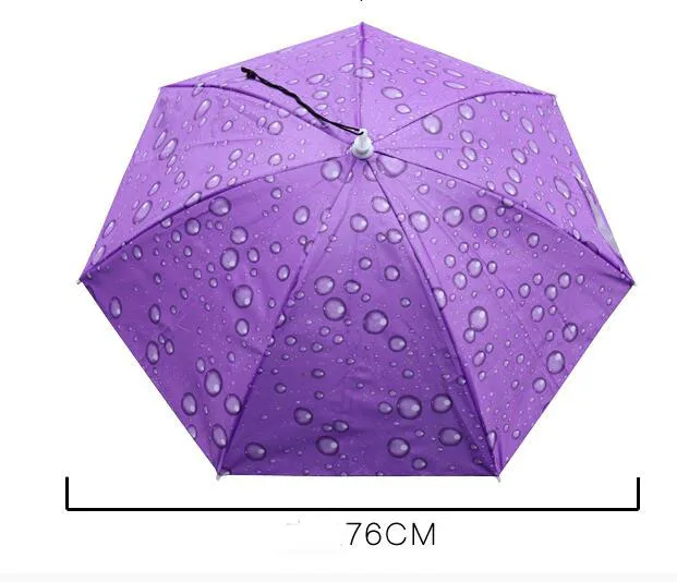 Переносная головная шляпа-зонтик шапка для рыбалки анти-дождь рыбалка