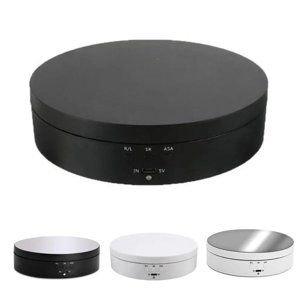 

Speed Adjustable Photography Rotating Display Stand Electric Degree Display Rotating For Video Product Turntable 360 Shooti V6X2