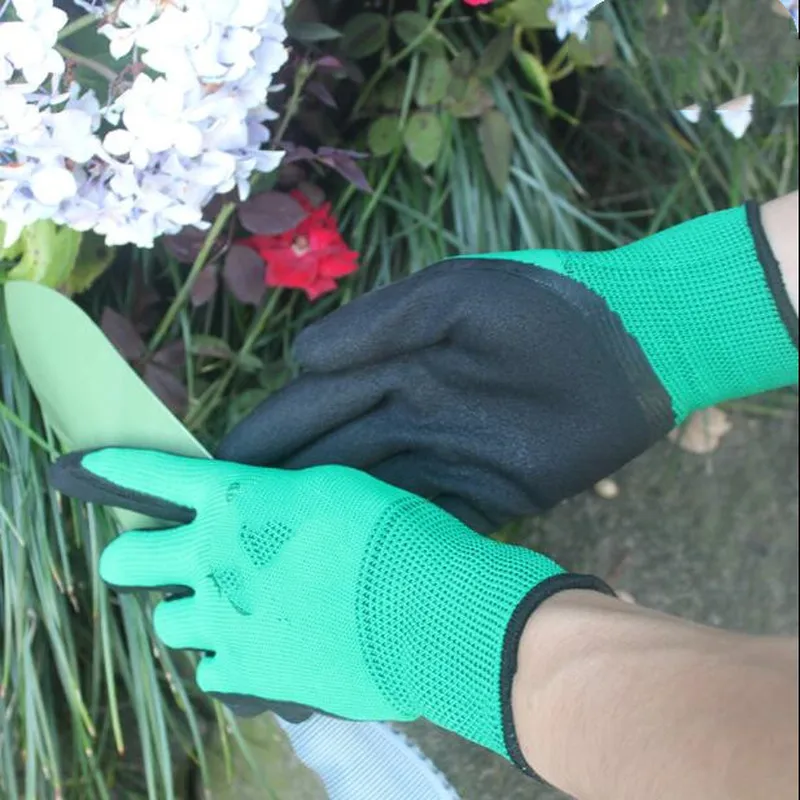 Non-slip Садоводство Перчатки дышащая мягкая и удобная обувь посадки Садоводство рабочие мужские перчатки без пальцев для работы по охране труда Перчатки
