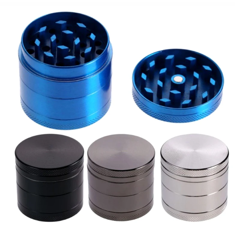 4-слойная измельчитель трав травы специй дыма из цинкового сплава Ручной Табак