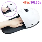 Светодиодная УФ-лампа для сушки ногтей, Сушилка для ногтей 30 светодиодный s, УФ-гель для ногтей с автоматическим датчиком, инструмент для маникюра, 48 Вт