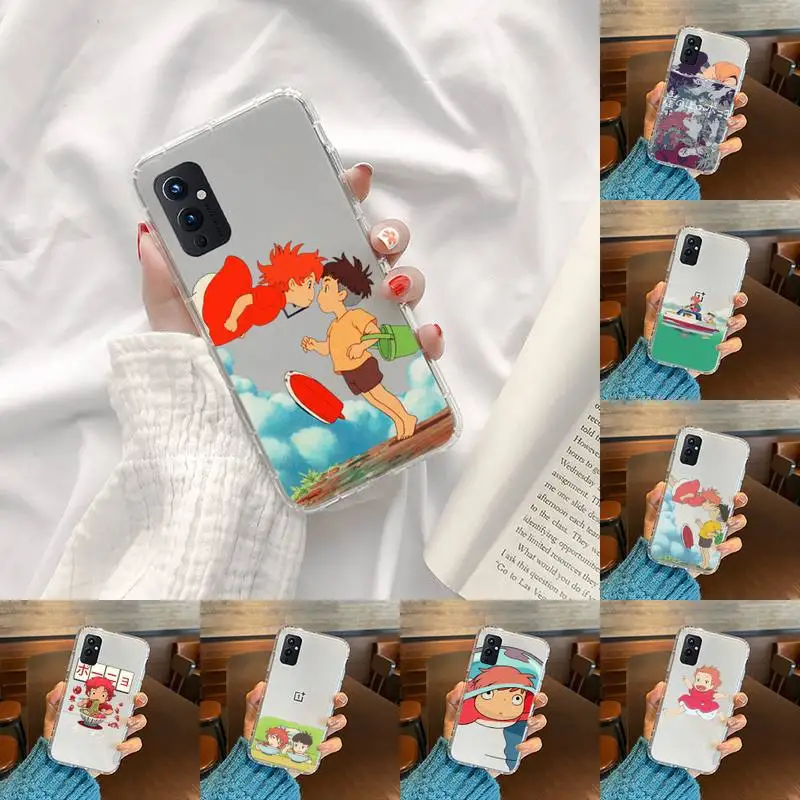 

Hayao Miyazaki anime ponyo Phone Case Transparent For OnePlus 9 8 7 7t 8t Oppo find X3 X2 reno5 Vivo X60 X50 Pro MeiZu 17 16XS