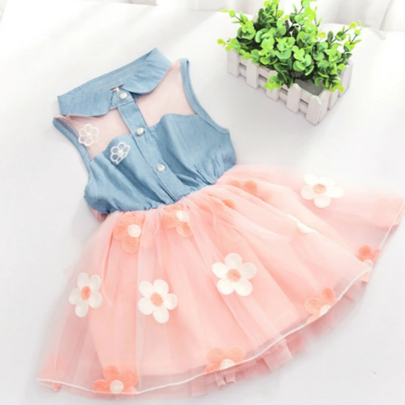 Детское платье Новинка лета 2020 детское Хлопковое на бретельках с радужными