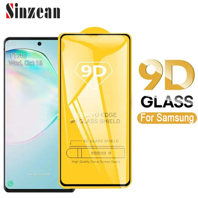 

50pcs 9D For Galaxy A12 A13 A14 A22 A23 A14 A33 A54 A53 A21 A15 A71 A10 A30 A50 M11 M13 M51 S23 Plus 9D Full Glue Tempered Glass