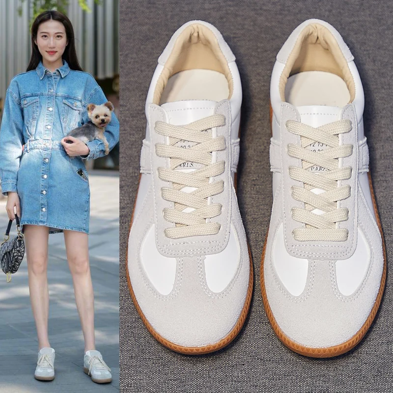 Женские повседневные ботинки винтажные немецкие тренировочные женская