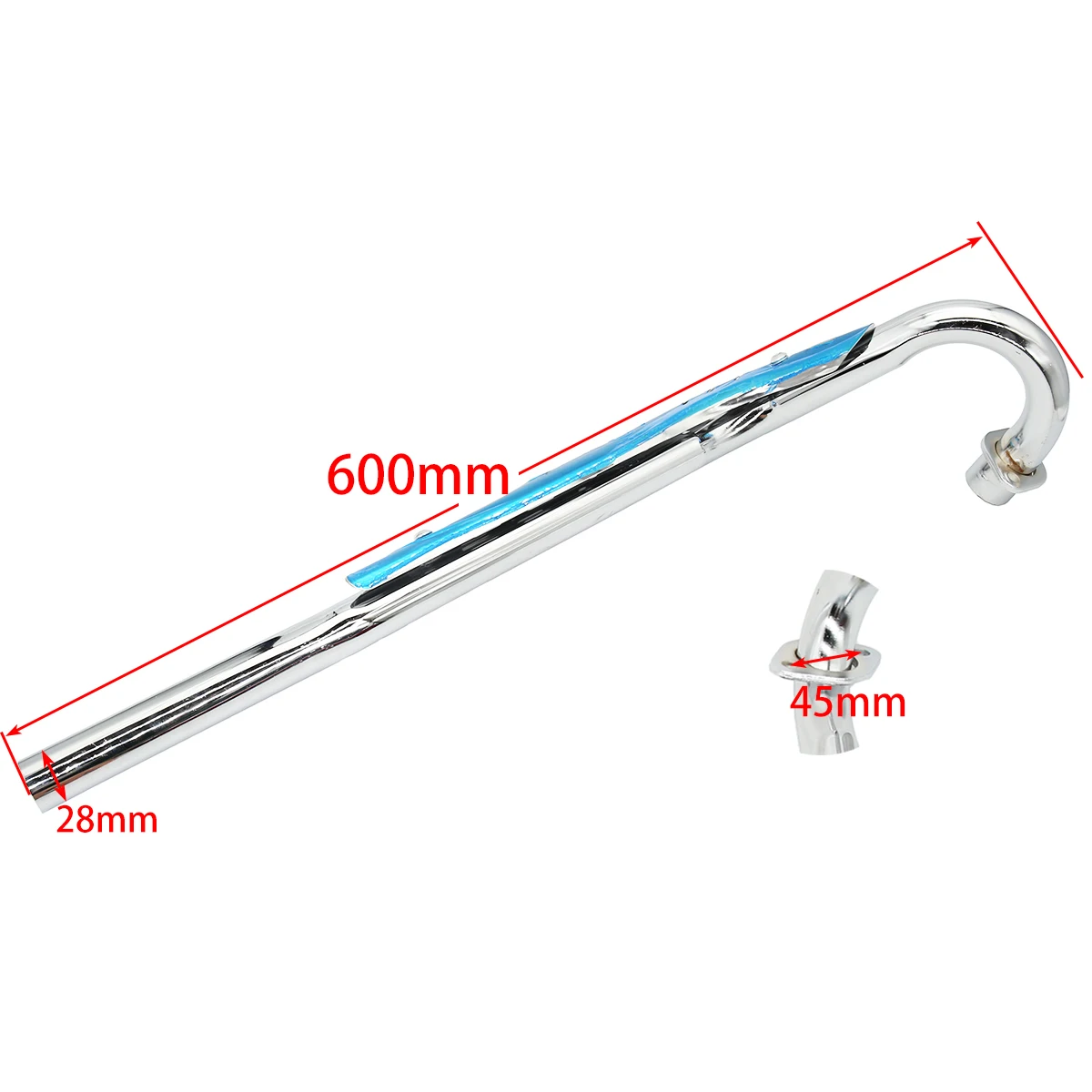 Модифицированный глушитель выхлопной трубы из алюминия 28 мм для Kawasaki мотоцикла