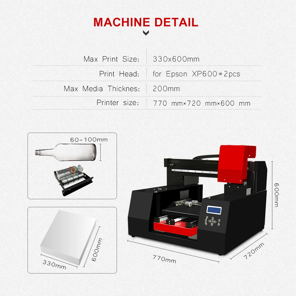 Fast Speed 3060 UV Printer 12 color with double printheads For Epson DX9 Printhead for phone case/Leather/TPU/ABS/Card/Borad etc