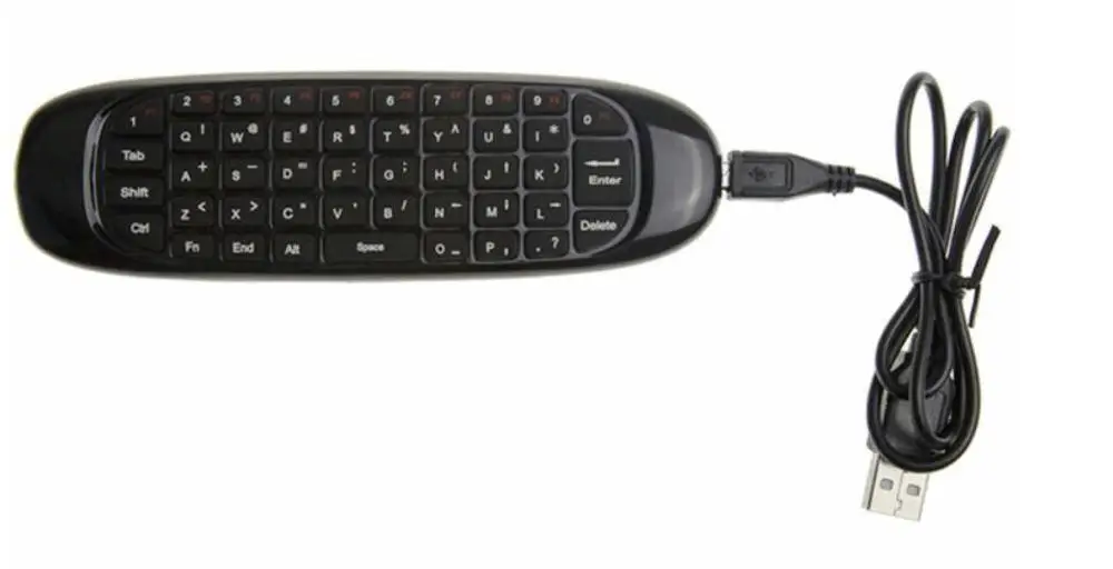 C120 голосовой пульт дистанционного управления Управление 6 Axis Gyro Air mouse QWERTY