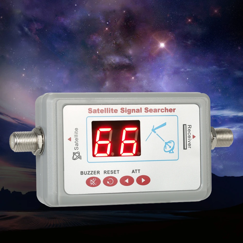 

Digital Satellite Signal Finder Meter Mini Satellite Finder with Buzzer