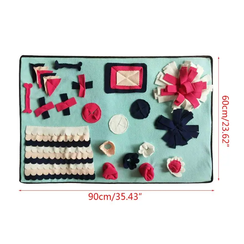 Собачий нюхательный коврик Тренировочный Коврик для носа кормления одеяло