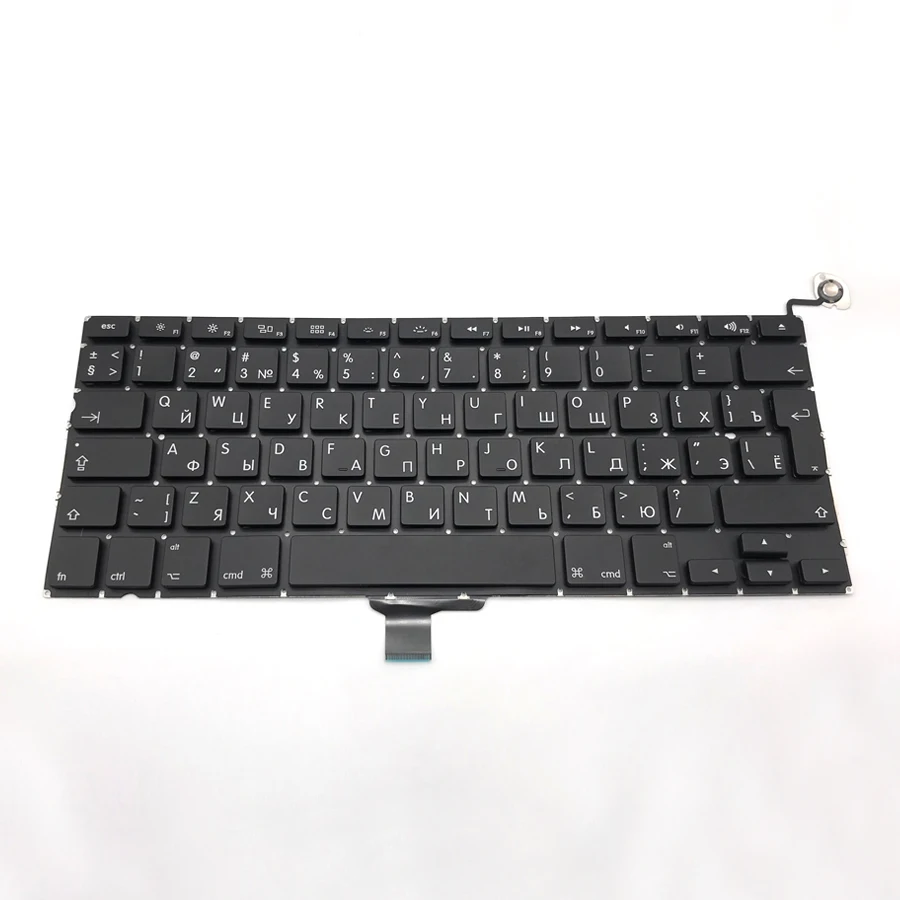 Русская клавиатура для Macbook Pro Unibody 13 дюймов A1278 2009 2010 2011 2012 британская версия 3