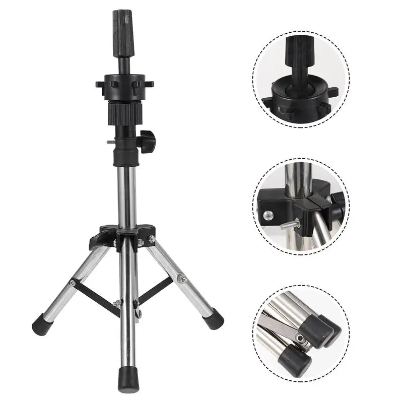 

1 Pc Wig Stand Sturdy Prime Premium Durable Holder Wig Stand Model Head Tripod for Salon Hairdressing