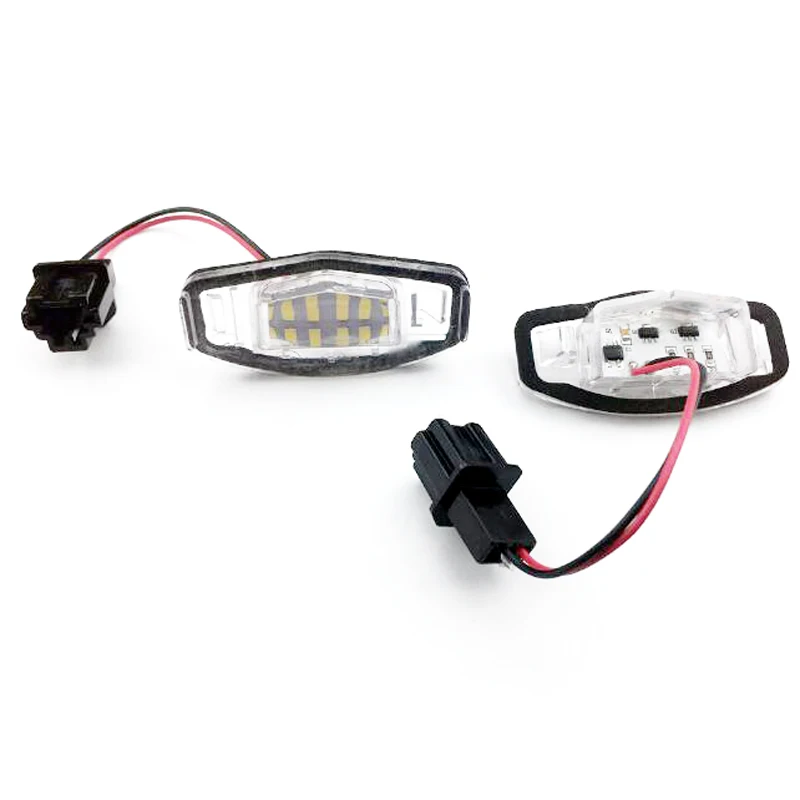 

2PCs Error Free CANbus LED Number License Plate Light Lamp For Honda Accord Odyssey Civic Sedan City Acura MDX TSX ILX RDX RL TL