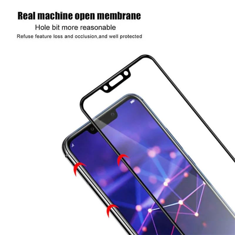 Защитное стекло закаленное для Huawei Mate 20 Lite P20 P30 P Smart Z Plus 2019 10 | Мобильные телефоны и