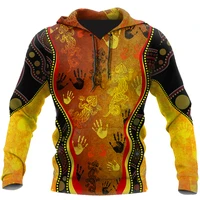 aboriginal australia rock painting hand lizard art 3d printed sweatshirt zipper hoodies women for men pullover cosplay costumes
