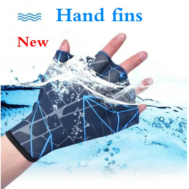 

Swimming Gloves Diving Training plus Hand fins xl for children Men aldult Flippers Swim Finger Frog Webbed Gloves Paddle