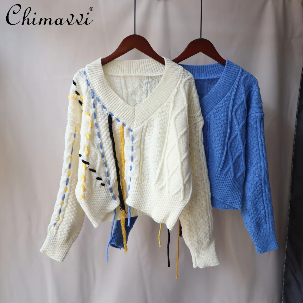 

Oversize Sweater Woman Korean Fashion Long Sleeve Thin Sweaters 2021 Autumn Winter Christmas Casual Knitted Pulovers