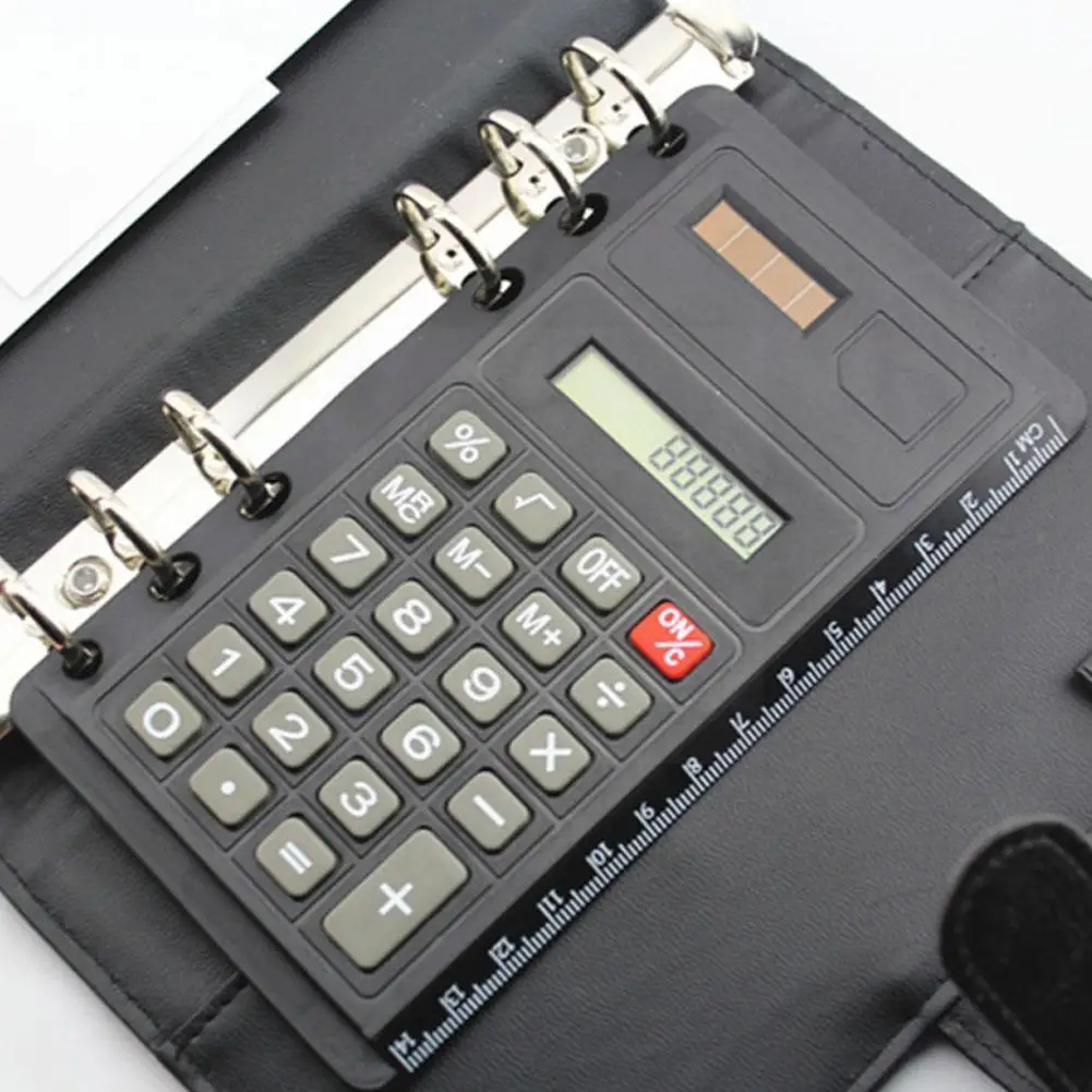 

Multifunctional Computer Creative Binder Calculator To Clipped Be Carry To A6 Loose-leaf Easy Is Can Notebook Notebook G5G0