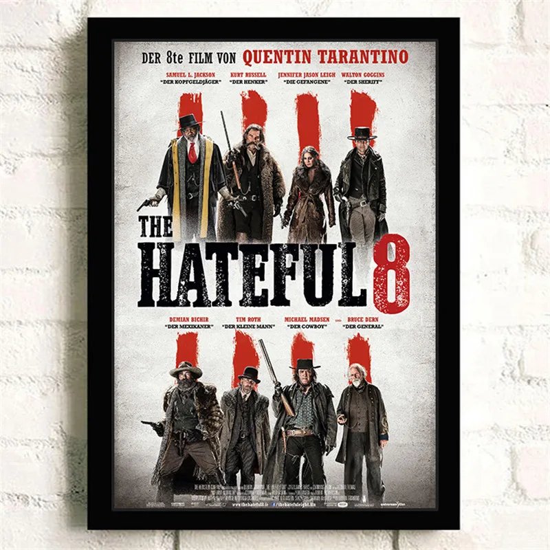 Знаменитая картина из серии звезда актер Quentin Jerome Tarantino качественная Картина на