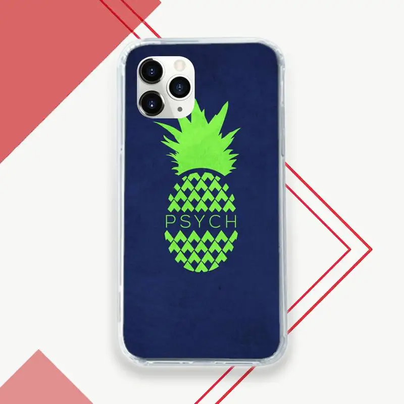 

Amazing Psych Pineapple Luxury Phone Case Transparent for iPhone 11 12 mini pro XS MAX 8 7 6 6S Plus X 5S SE 2020 XR