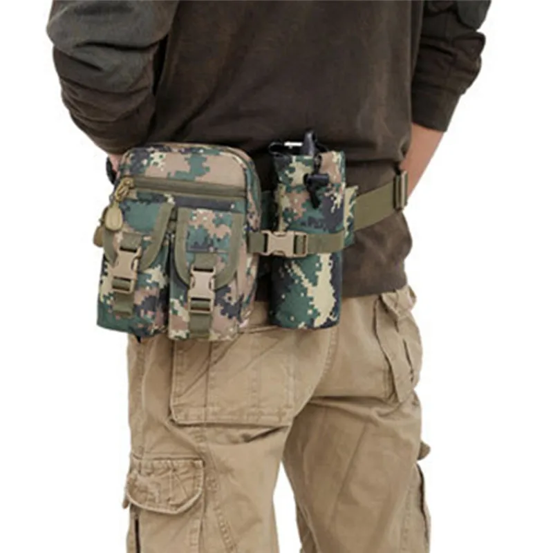 

Outdoor Small Belt Bag Men Waist Bag Tactical Bag Waterproof Outdoor Military Bag Hiking Army Bags Desert