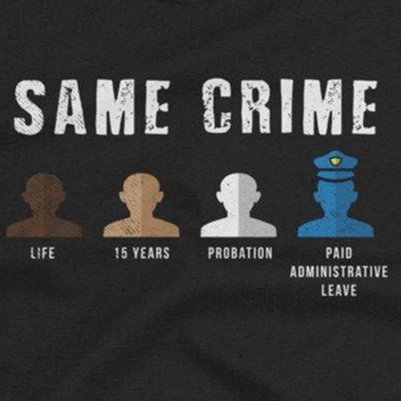 

Oversized T Shirt Same Crime More Time T-Shirt | Stop Police Brutality | Awareness | Social Inequality | Anti Racism