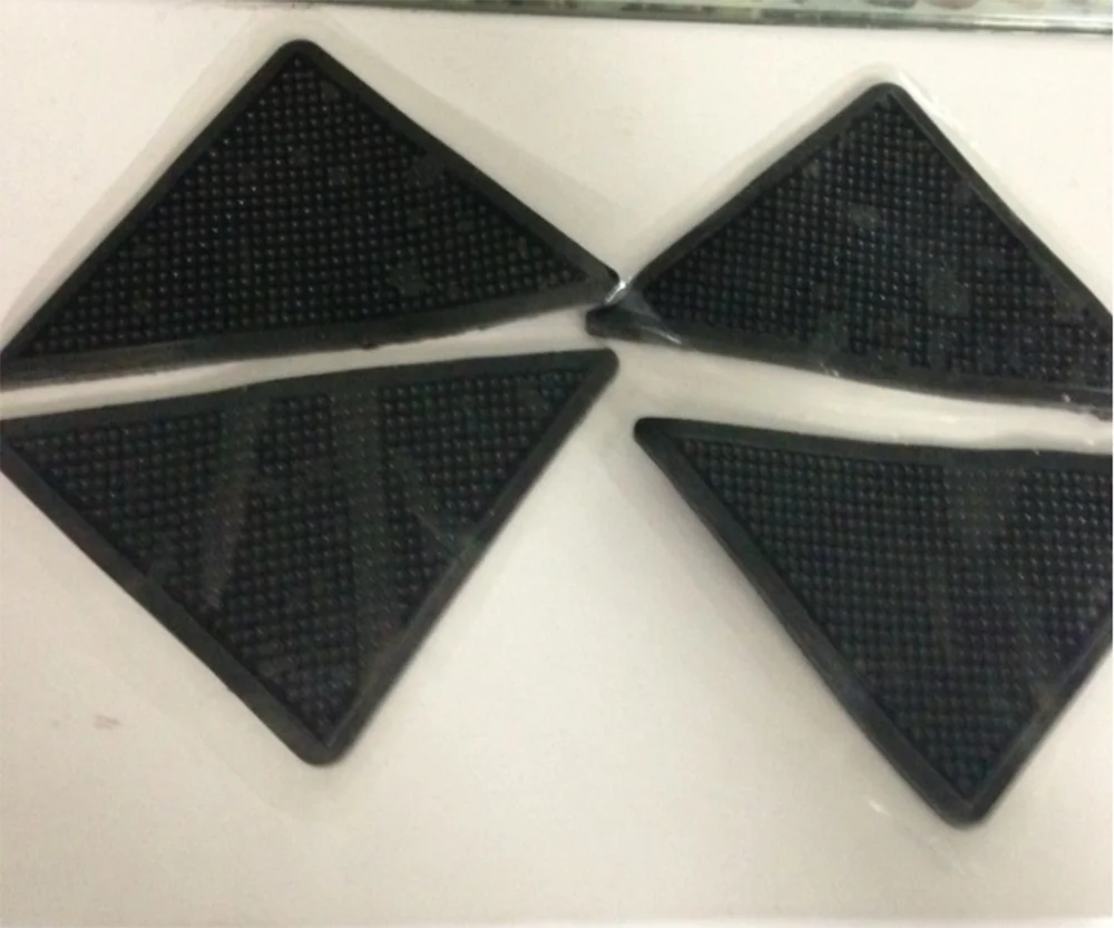 Нескользящие Многоразовые моющиеся Захваты Basupply 4 шт./лот для коврика набор