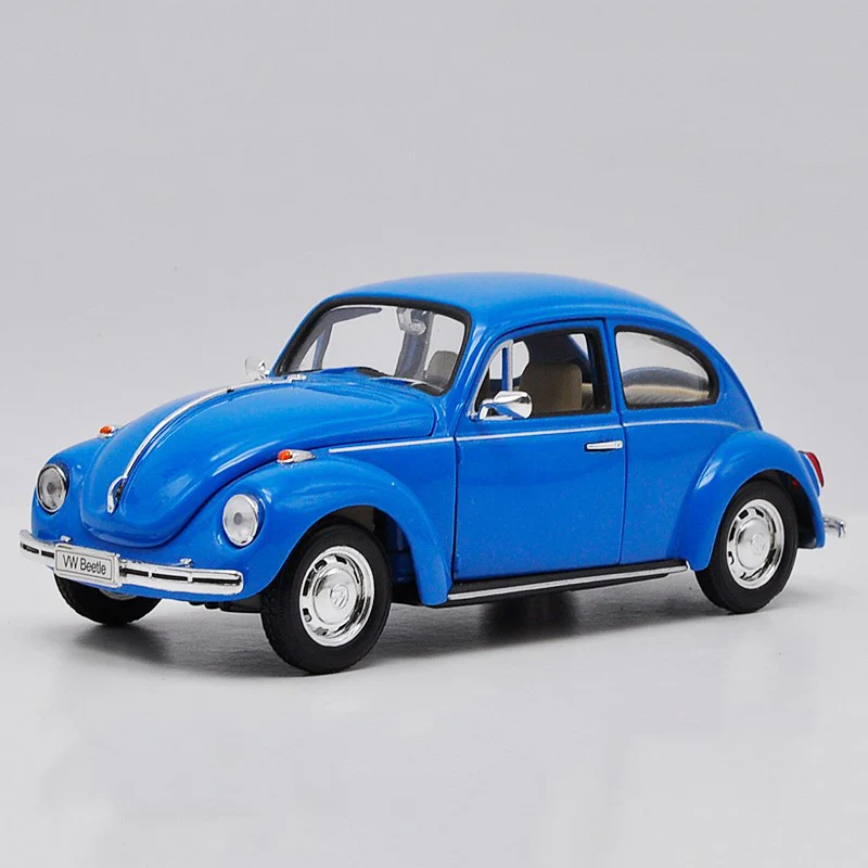 Welly 1:24 оригинальная коробка VW Bettle тип 1 литая модель автомобиля Игрушечная модели