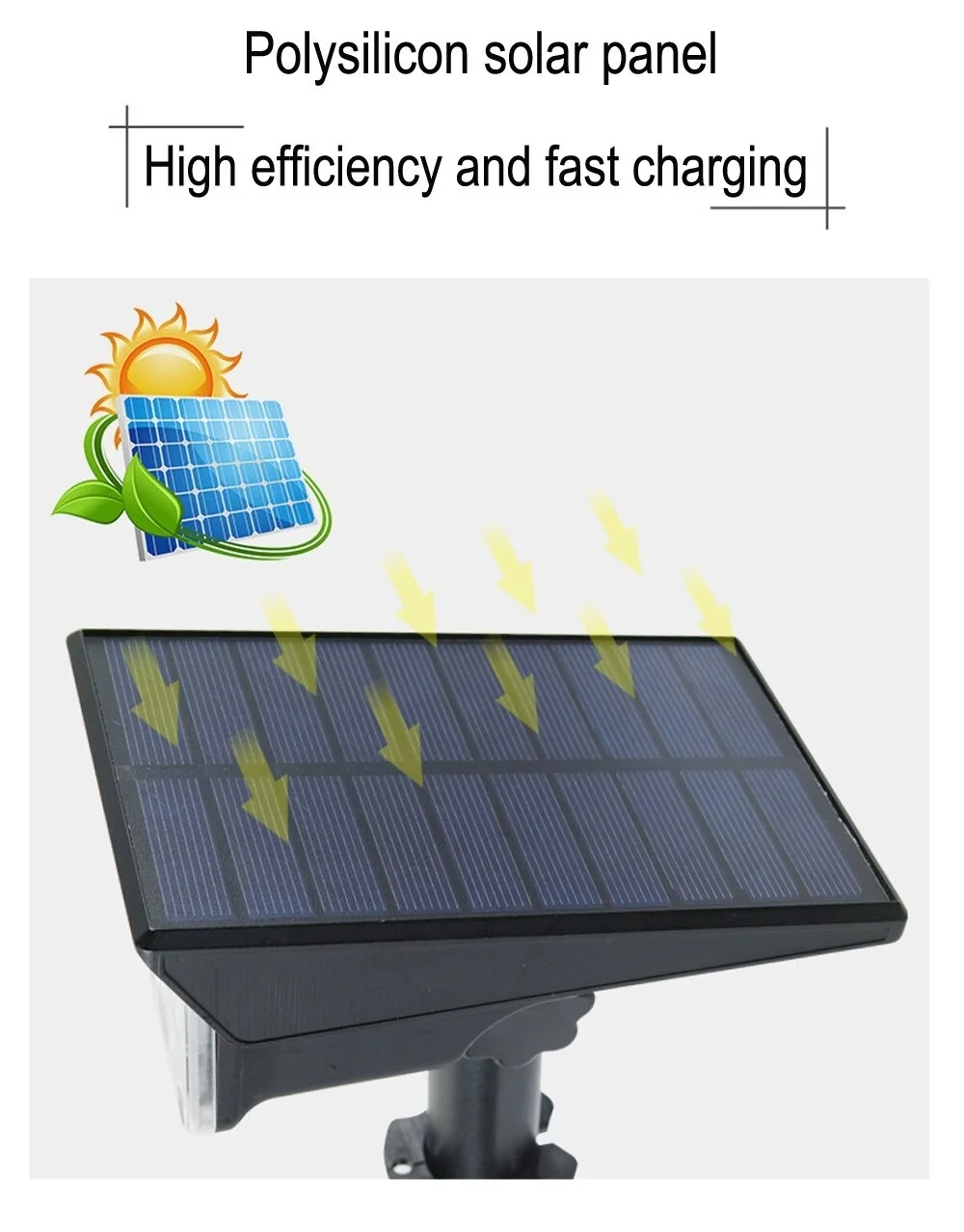 20LED солнечный садовый светильник IP65 Водонепроницаемый Холодный белый авто