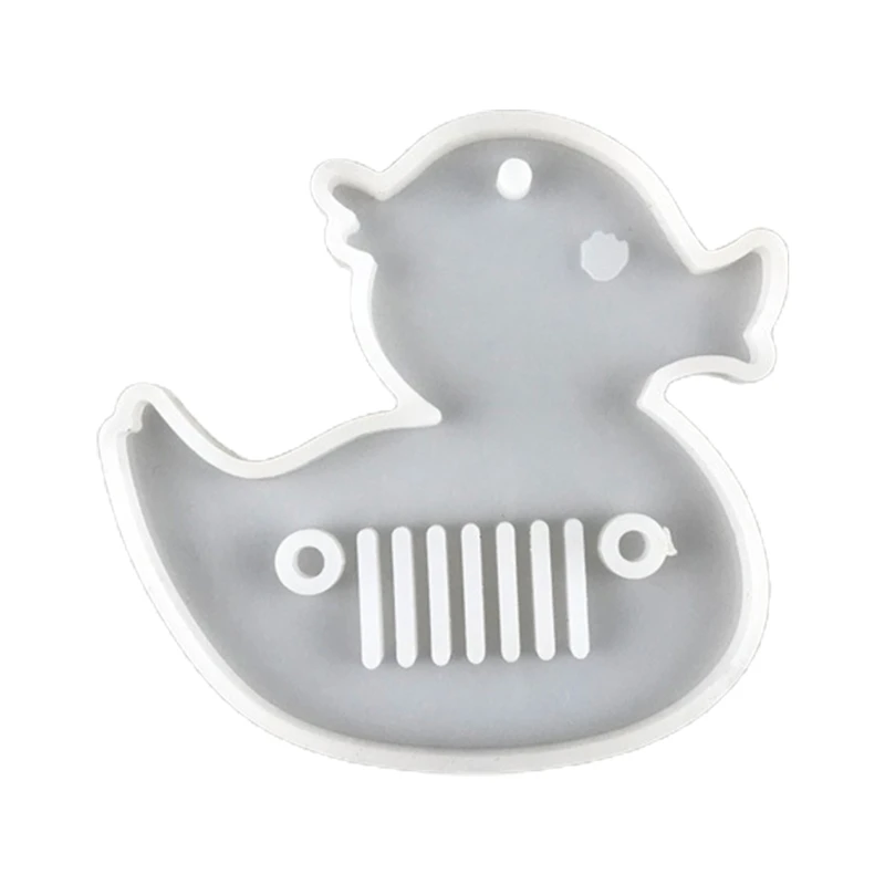 

Shiny Glossy Silicone Resin Molds Diy Duck Keychain Mold DIY Keychain Pendant Jewelry Epoxy Resin Crafting Molds