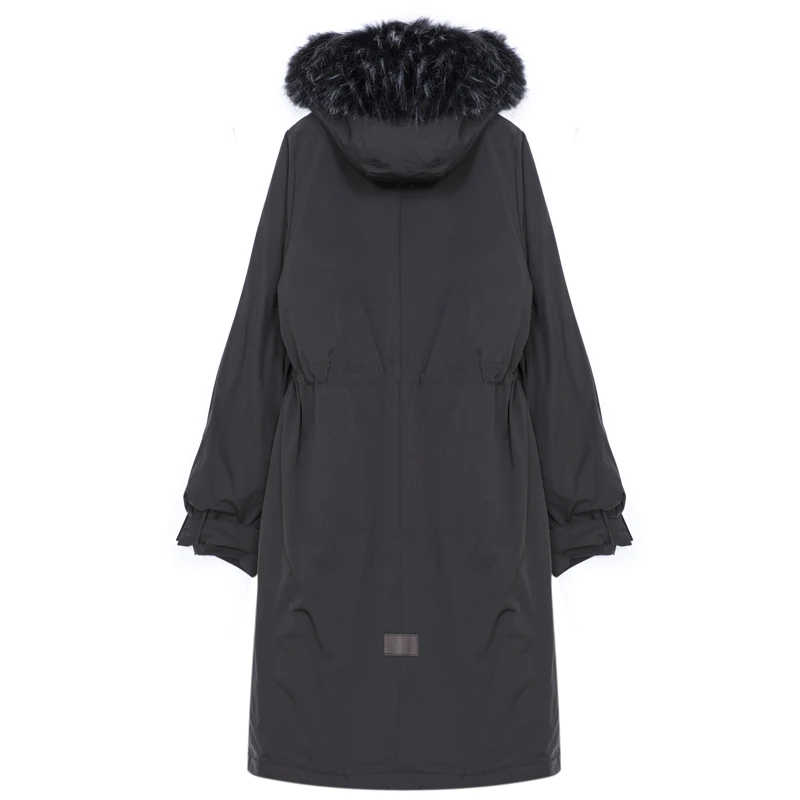 

Jacket Winter Women Coat 2020 New Long Hooded Fur Thicken Warm Women Jacket Winter Fur Parka Casual Loose Streetwear Overcoat