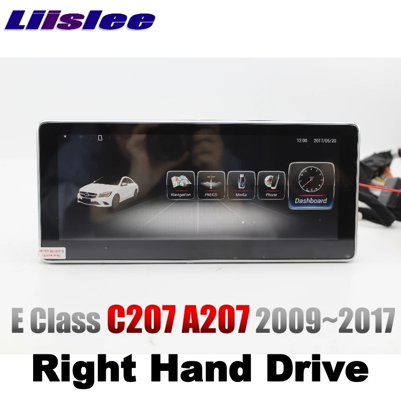 

LiisLee Car Multimedia Player NAVI For Mercedes Benz MB E Coupe C207 A207 RHD 2009~2017 Right Hand Drive Radio GPS Navigation
