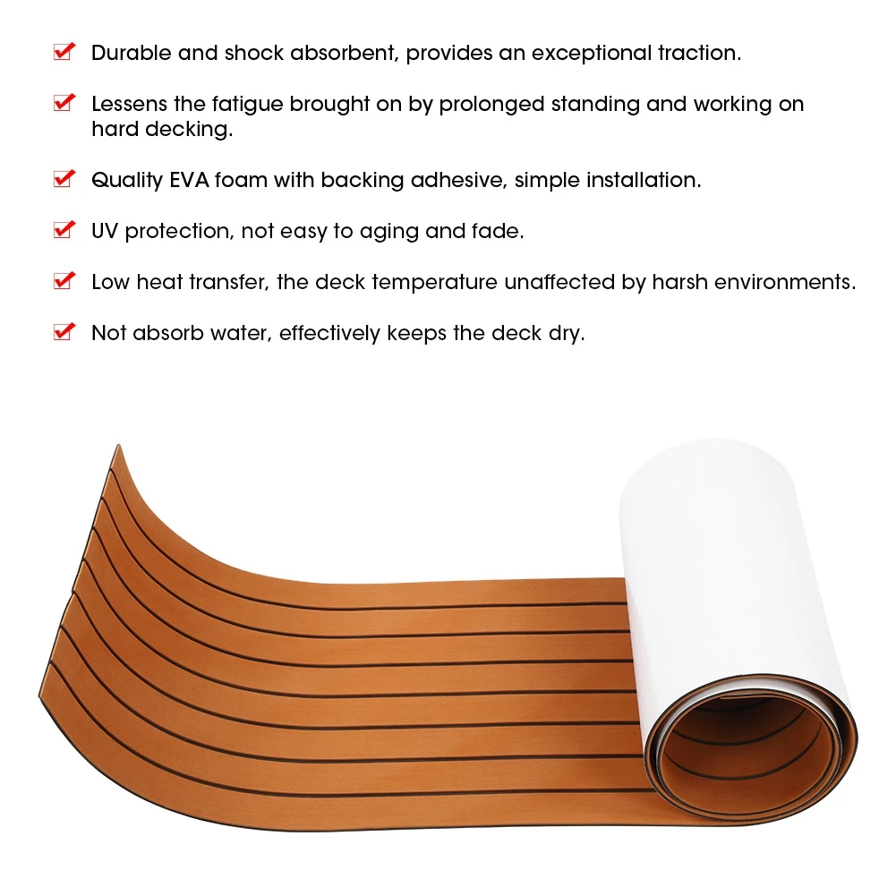 Клейкий напольный коврик из вспененного этилвинилацетата для лодки